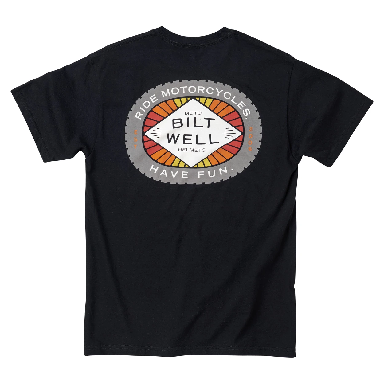 빌트웰 티셔츠 RMHF 블랙BILTWELL T-SHIRT RMHF BLACK
