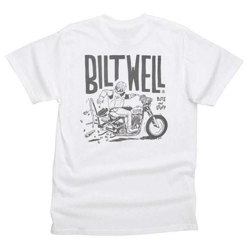 빌트웰티셔츠 웁스 화이트BILTWELL T-SHIRT OOPS WHITE